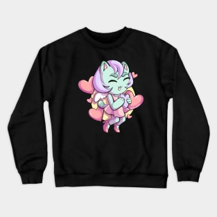 Mint Heart Crewneck Sweatshirt